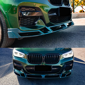Labbro Anteriore Stile Thunder per BMW X3 G01 <span class=keywords><strong>X4</strong></span> G02, Kit Carrozzeria Modificato, Accessori Competitivi per Labbro Anteriore 2018+ - Product Image 3