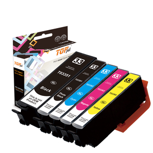 Cartouche d'encre jet d'encre couleur compatible Topjet 33XL T3351 T3361 T3362 T3363 T3364 pour <span class=keywords><strong>imprimante</strong></span> <span class=keywords><strong>Epson</strong></span> Premium <span class=keywords><strong>XP</strong></span>-630 <span class=keywords><strong>XP</strong></span>-<span class=keywords><strong>530</strong></span> <span class=keywords><strong>XP</strong></span>-830 - Product Image 1