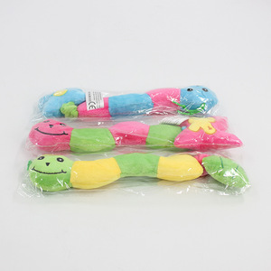 Jouet en peluche pour chien, en forme de serpent, coloré, de luxe, à mâcher, couineur, pour usage quotidien, vente en gros - Product Image 6