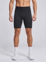 Short de compression trois-quarts en nylon pour la course de marathon et la course de longue distance, idéal pour l'entraînement en extérieur et la compétition, coupe ajustée, pour hommes et femmes