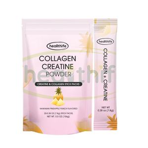 Boisson énergisante instantanée de marque privée OEM Poudre de monohydrate de collagène de protéine Créatine Saveur d'ananas Bâtonnets de collagène de créatine - Product Image 2