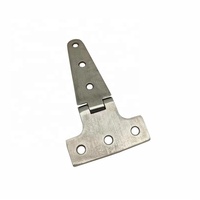 Charnière de porte en forme de T polie miroir 100mm en acier inoxydable 316 pour bateau Yacht bateau RV