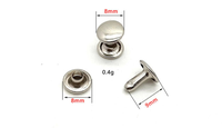 Boutons-pression décoratifs de haute qualité pour la confection de sacs, chaussures, sacs à main et jeans, en argent, noir et or, pour la décoration de vêtements en cuir.