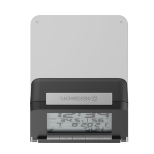 מסך מחשב נייד שעון דיגיטלי נייד עם תצוגת לוח שנה טמפרטורה תאורה אחורית שעון מעורר רדיו אטומי דיגיטלי - Product Image 4