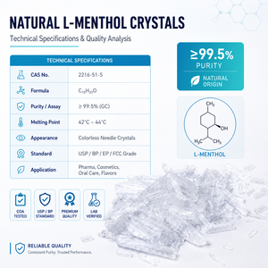 Additif alimentaire : <span class=keywords><strong>Cristaux</strong></span> <span class=keywords><strong>de</strong></span> menthol naturel <span class=keywords><strong>pour</strong></span> la production <span class=keywords><strong>de</strong></span> saveur <span class=keywords><strong>menthe</strong></span> <span class=keywords><strong>pour</strong></span> chocolat, crème glacée et boissons fraîches - Product Image 3