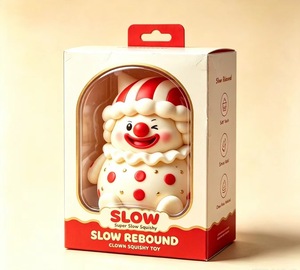 El juguete antiestrés de payaso más popular, juguete de simulación de muñeco de nieve para apretar y de rebote lento. - Product Image 1