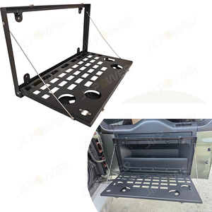 Accesorios para Exteriores JP16 ODM, Mesa Plegable de Aluminio de 3 mm para Puerta Trasera, Estante de Carga para <span class=keywords><strong>Land</strong></span> <span class=keywords><strong>Rover</strong></span> <span class=keywords><strong>Defender</strong></span> 110 2020+ - Product Image 1