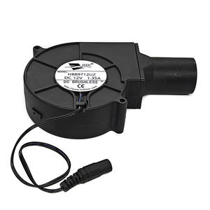 Soffiatore a turbina a 9733 corrente continua regolabile in plastica silenziosa ad alto Volume d'aria elettrico per stufa a legna griglia per Barbecue OEM - Product Image 1