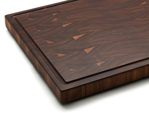 Kết thúc lớn Hạt óc chó thớt với nước trái cây rãnh, gỗ thớt khối thịt với chân cao su - Product Image 4