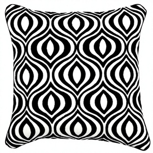 Hot Selling Unique Design Wool Handmade Crewel Embroidery Wool Chain Stitched Cushion <b>Cover</b> <b>For</b> <b>Sofa</b> Couch Living Room By ITHL - Product Image 1