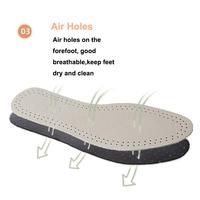 Semelles Correction de la semelle Soutien de la voûte plantaire Liquidation en cuir Vente en gros Orthèse absorbant les chocs Chaussures à semelle intérieure amovible pour enfants
