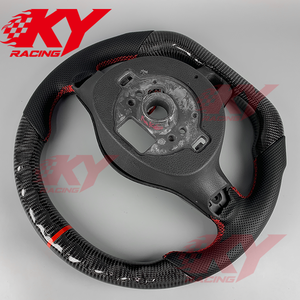 พวงมาลัยคาร์บอนไฟเบอร์สำหรับรถยนต์โฟล์คสวาเกน กอล์ฟ 6 MK6 GTI R ซีรอคโค โปโล Mk7 Mk5 Mk8 กอล์ฟ 5 6 7 8 R GTI GTD GTS เจตต้า พาสสาท - Product Image 4