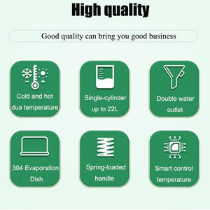 Máquina de Bebidas, Máquina de Jugos Congelados, Máquina de Bebidas Comercial de 3 Tanques y 22L - Product Image 3