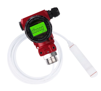Transmetteur de niveau submersible anti-corrosion 4-20mA RS485 IP68 Sonde PP Portée 30m Précision 0,5% Mesures de niveau d'étang à poissons