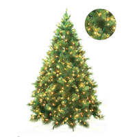 Vente en gros directe d'usine, arbre de Noël artificiel de luxe, branches réalistes haute densité, nouveau design, résistant au feu, haute qualité