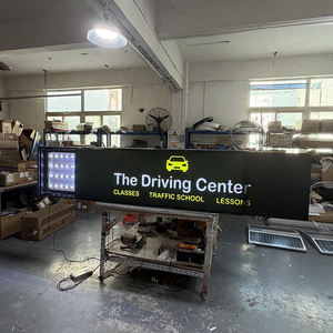 Lettres LED en aluminium personnalisées 20*5FT/610*152.5CM, enseignes lumineuses pour entreprises, logo intérieur, boîte lumineuse pour restaurant de burgers/poulet frit/thé au lait/café - Product Image 4