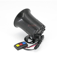 Sirène d'urgence 3 tons 12V 30W avec haut-parleur tweeter pour voitures, motos, ambulances et camions de pompiers
