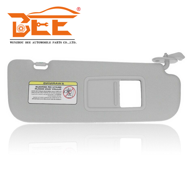 Gray Car Sun Visor for Hyundai Elantra MD 2011-2016 Right Side 852203X000TX