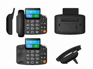 Teléfono inalámbrico 4G Android 8,0 con botones grandes Teléfono fijo Inalámbrico GigaSet - Product Image 2