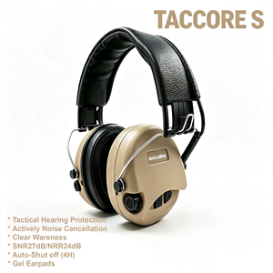 Auriculares Electrónicos Tácticos para Tiro TACCORE S Factory, SNR27dB, Impermeables, con Protección Auditiva Electrónica y Captación de Sonido - Product Image 5