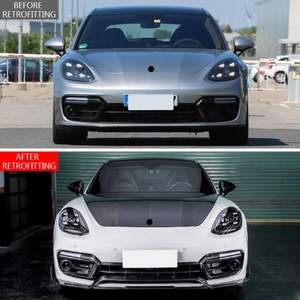 Paragolpes Delantero y Trasero de Fibra de Carbono Seca 971, Faldones Laterales, Modificación y Mejora para Panamera 2017-2023 - Product Image 2