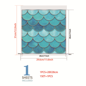 Sparadrap muraux en écailles <span class=keywords><strong>de</strong></span> poisson 3D, sparadrap fond <span class=keywords><strong>de</strong></span> mur, <span class=keywords><strong>pour</strong></span> décor <span class=keywords><strong>de</strong></span> maison, cuisine, <span class=keywords><strong>salle</strong></span> <span class=keywords><strong>de</strong></span> bains, autocollants muraux, <span class=keywords><strong>pour</strong></span> arrière-plans - Product Image 6