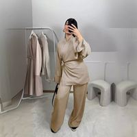 Abaya Hano, nouveau style 2024, vente en gros, ensemble abaya 2 pièces avec pantalon, abaya modeste, vêtements islamiques pour femmes musulmanes