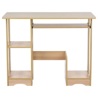 Bureau d'ordinateur ultra-fin de 30 cm, capacité de charge de 50 kg, glissière silencieuse, respectueux de l'environnement, montage facile, rangement pour processeur, pour bureau à domicile compact