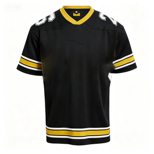 Slim Fit Strong Elasticity <b>Tight</b> Fitting Wear-Resistant Tear Resistant for High-Frequency Impact Rugby Jersey Spandex/Polyester - Product Image 6