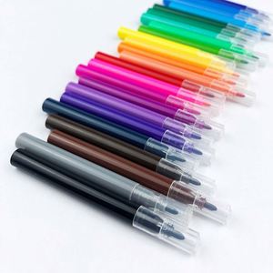 Marqueur d'art aquarelle en plastique couleur personnalisée, non toxique, lavable, 8/16 cm, pour la peinture, l'écriture et le coloriage des enfants et des étudiants - Product Image 2