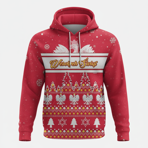 Sudadera con Capucha Personalizada de Navidad para Hombre, Cómoda y Moderna, 100% Poliéster, con Logotipo Personalizado, MOQ Bajo - Product Image 1