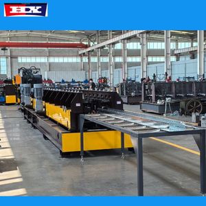<strong>Used</strong> Cable Trays Production Machine for Roll Forming Construction Farm Roof Wall Colored Steel Tile Decoiler with PPGI Roller - Product Image 2