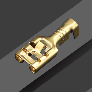 Vente directe usine – Connecteur automobile à barbelures à ressort en laiton 6,3 mm, borne à sertir, assurance qualité DJ621 - Product Image 6