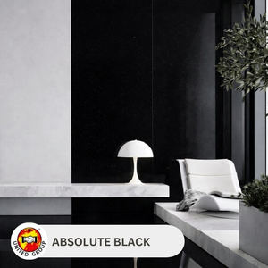 Dalle de granit noir absolu sur mesure de haute qualité pour la décoration murale de cuisines et salles de bain de villas et hôpitaux, export en vrac Inde - Product Image 6