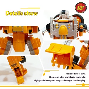 Hot Bán Biến Dạng Xe Biến Dạng <span class=keywords><strong>Robot</strong></span> Xe Sáng Tạo Dễ Thương Mini Hành Động Hình Xây Dựng Khối Gạch Cho Trẻ Em - Product Image 3