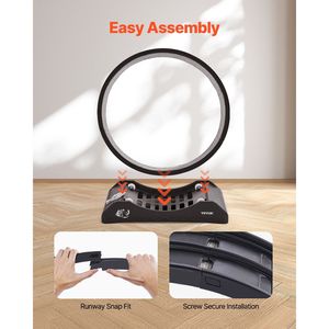 ล้อวิ่งออกกำลังกายสำหรับแมวล้อวิ่งสีดำขนาดใหญ่31.5ในร่มล้อออกกำลังกายสำหรับแมว - Product Image 5