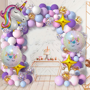Kit de Guirnalda de Globos de Unicornio de 169 Piezas con Estrellas Brillantes para Niñas, Decoración para Fiestas de Cumpleaños y Despedidas de Soltera - Product Image 6