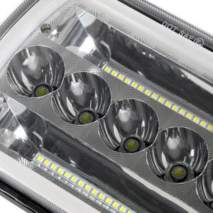 Rectangle 4x6 5x7 7 Pouces Led Phare 12V 24V DRL Lumières pour Jeeps <span class=keywords><strong>Wrangler</strong></span> <span class=keywords><strong>YJ</strong></span> XJ Cherokee Camion Accessoires Offroad - Product Image 6