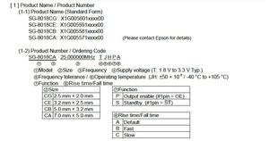 Nuevo y Original Oscilador de Cristal Programable SMD5032 de 4 Pines, 1.8V 2.5V 3.3V 20PPM, Serie SG-8018CB, de 0.67MHZ a 170MHZ - Product Image 3