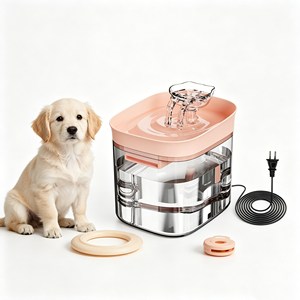 Hot Sale Intelligent Filtration Pet Water Fountain Low Noise Stainless Steel <b>Cat</b> Dog Water <b>Feeder</b> - Product Image 1