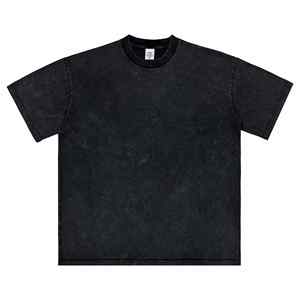 Camiseta Personalizada para Hombre, 100% Algodón, Cuello Redondo, Estilo Urbano, Oversize, con Logotipo Bordado, Estilo Vintage - Product Image 5