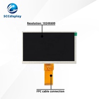 Hochkontrast 7,0-Zoll TFT Farb-LCD-Panel SJXD070-TFT IPS Vollansicht Hochauflösend 1024x600 Auflösung SCCdisplay Marke