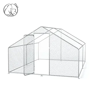 Misam Large Metal Walk-in Poultry Cage Chicken Runs House for Yard Waterproof Cover Chicken Canetas Coop para Usos de Fazenda ao Ar Livre