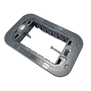 Supporto a Muro Slim 3P Serie Luna per 3 Interruttori Compatibile con Bticino Axolute Air per 503 Scatole - Product Image 2