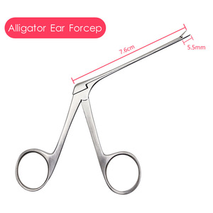 Your Essential Surgical Alligator <b>Ear</b> Forceps 7.6cm Stainless Steel <b>Ear</b> Wax Remover <b>Tool</b> - Product Image 1