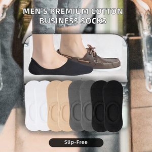 Chaussettes invisibles pour hommes, respirantes, antidérapantes, coupe basse, chaussettes de sport décontractées pour l'été, à porter au quotidien - Product Image 2