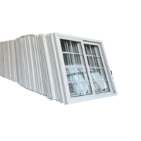 Finestra a Battente in PVC Stile Francese Moderno con Chiusura Multipunto e Doppio Vetro per Sostituzione Residenziale