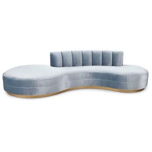 Sofá de tela informal de estilo nórdico, simple y moderno, área de descanso ligera de lujo, ins arc, red creativa, diseñador rojo, nuevo producto ZY-T81 - Product Image 1