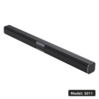 Mgitec Soundbar Speaker Nirkabel 10W 2 Speaker Bahan Plastik Penguat Suara TV Bentuk Strip Audio Rumah Aux untuk Speaker