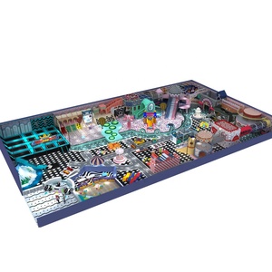 Aire de jeux intérieure pour adultes et enfants, aire de jeux souple avec parc de trampolines, vente en gros mondiale - Product Image 3